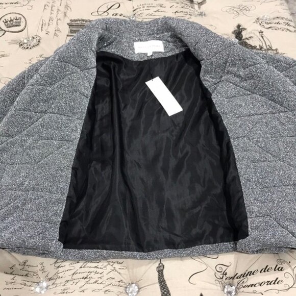 VERONICA BEARD Marshal Metallic Quilted Coat - Picture 14 of 17